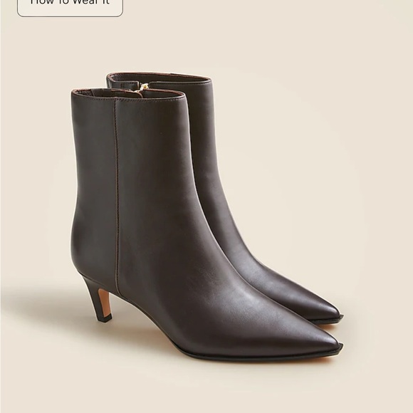 New Stevie ankle boots in Cocoa Berry leather - Picture 4 of 4